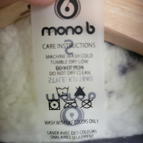 NWT mono b Sherpa Oversized Jacket WOMENS Size Small - Picture 7 of 10